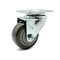 Service Caster 3.5 Inch Gray Polyurethane Wheel Swivel Top Plate Caster SCC-20S3514-PPUB - alternate 1